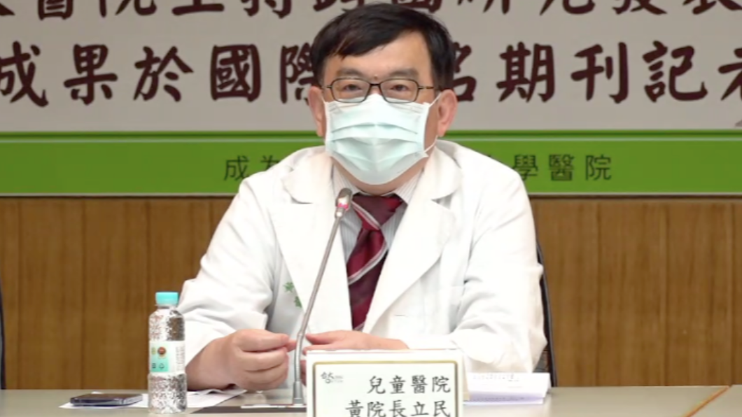 台大兒童醫院長黃立民為腸病毒疫苗臨床試驗主持人。(圖/TVBS)