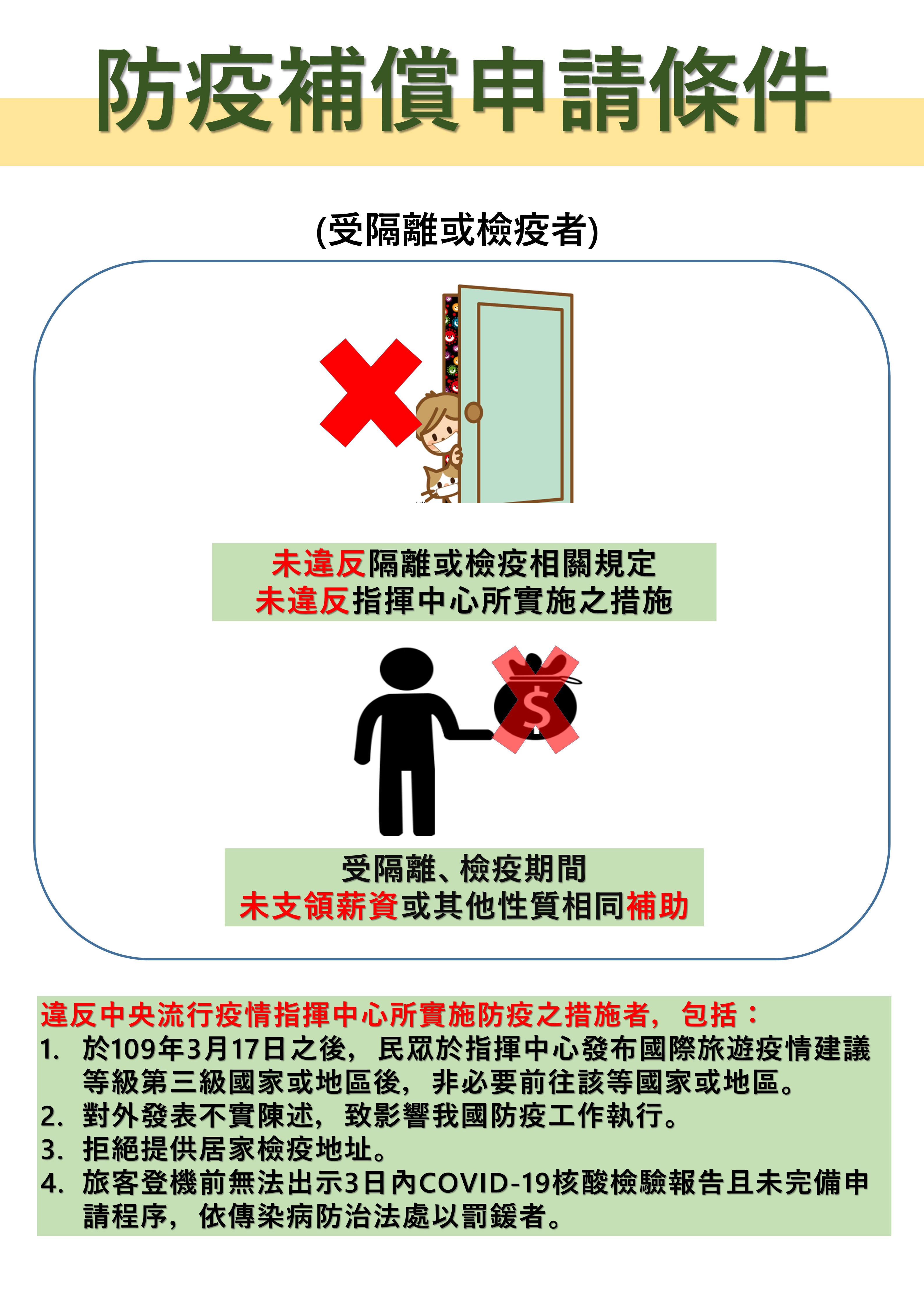 不能違反隔離規定者才能申請。(圖/衛福部)
