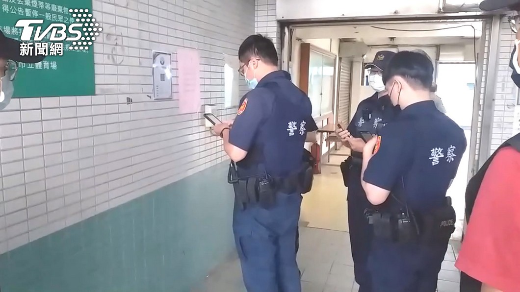 桃園警方加強戒備。（圖／TVBS）