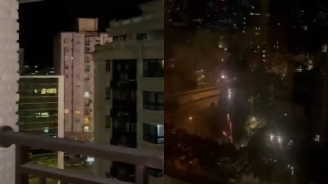 民眾在住家內被煙火聲吵醒。（圖／翻攝自我們是新店人靠北靠木新店好黑特 臉書）