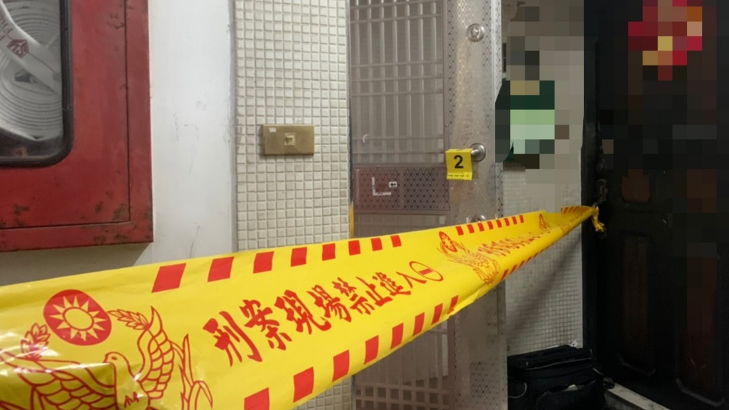 警方到場封鎖現場。（圖／TVBS）