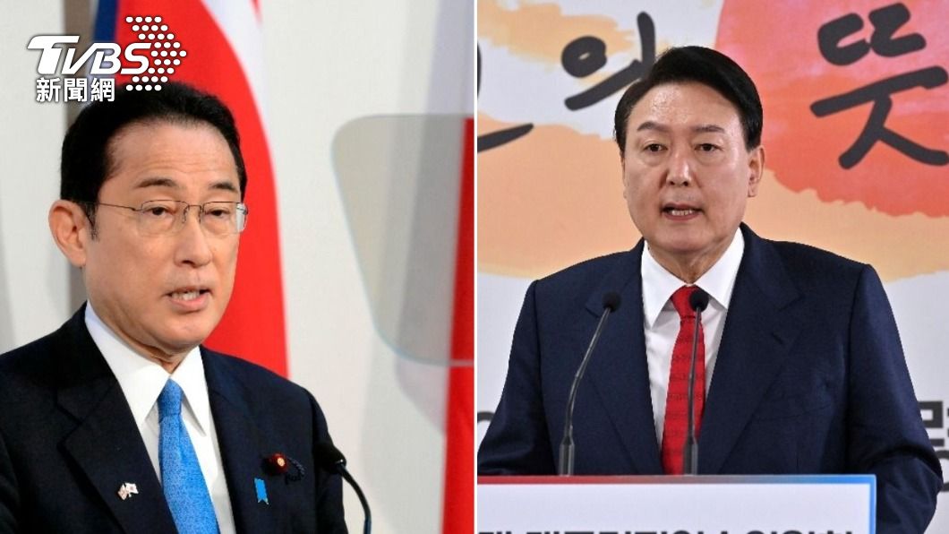 拜登將會面岸田文雄（左）與尹錫悅（右）。（圖／達志影像美聯社）