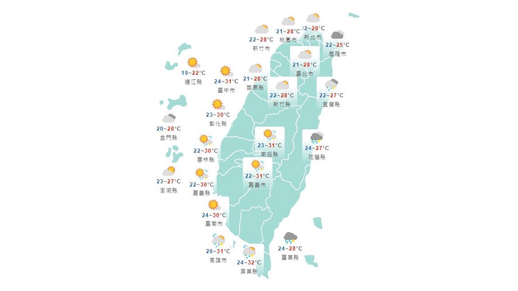 圖／中央氣象局