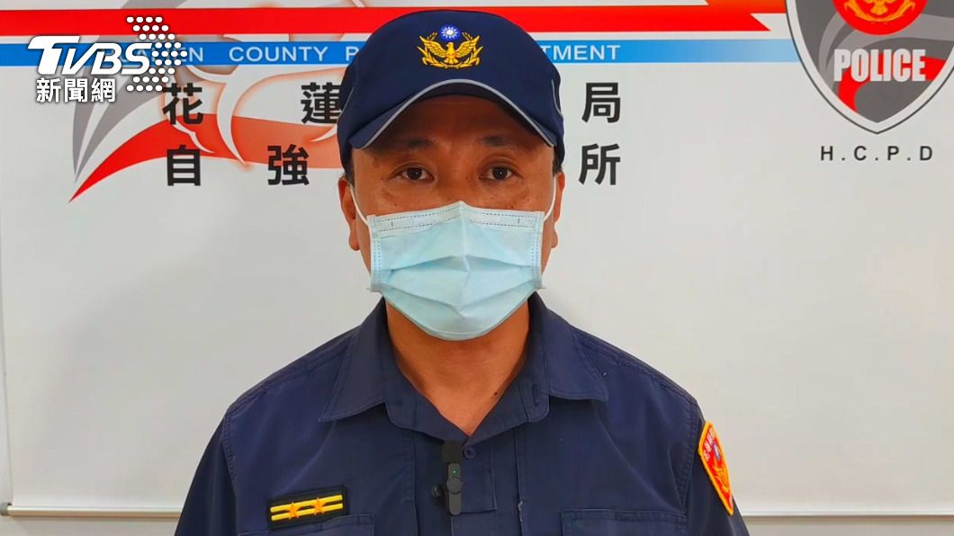 花蓮分局交通組長許銘浚。(圖／TVBS)