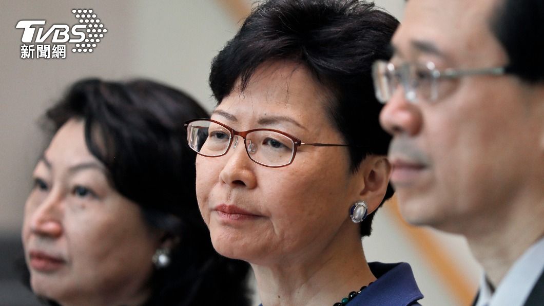 香港現任特首林鄭月娥隨即發表聲明,衷心祝賀李家超當選。(圖/達志影像美聯社)