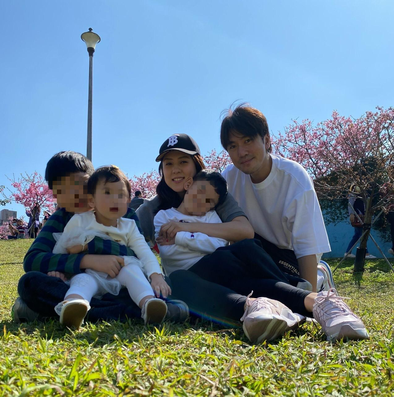 朱芯儀與衛斯理婚後育有大兒子迪寶、小兒子樂樂以及小女兒湘湘。(圖/衛斯理提供)
