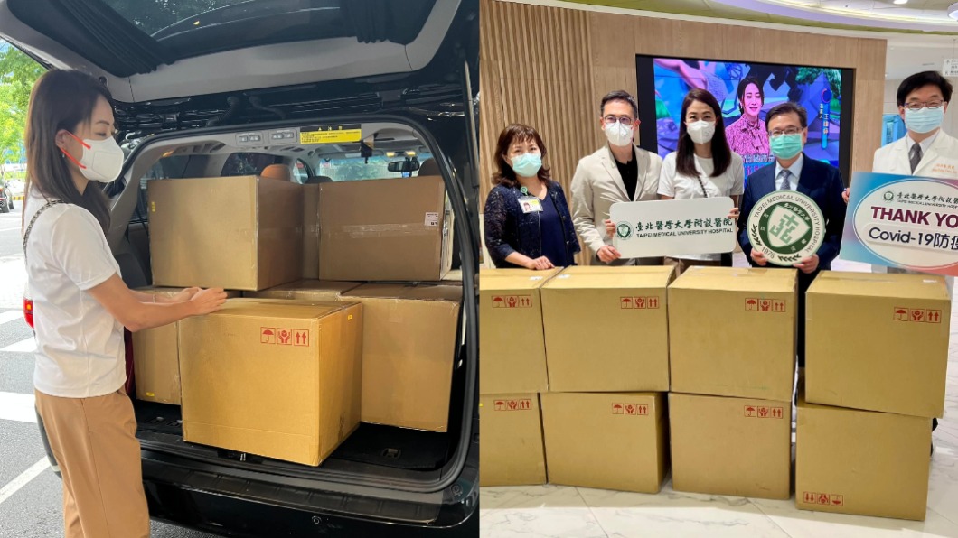 防疫女神又降臨! 賈永婕揪「天后」贈萬片N95口罩