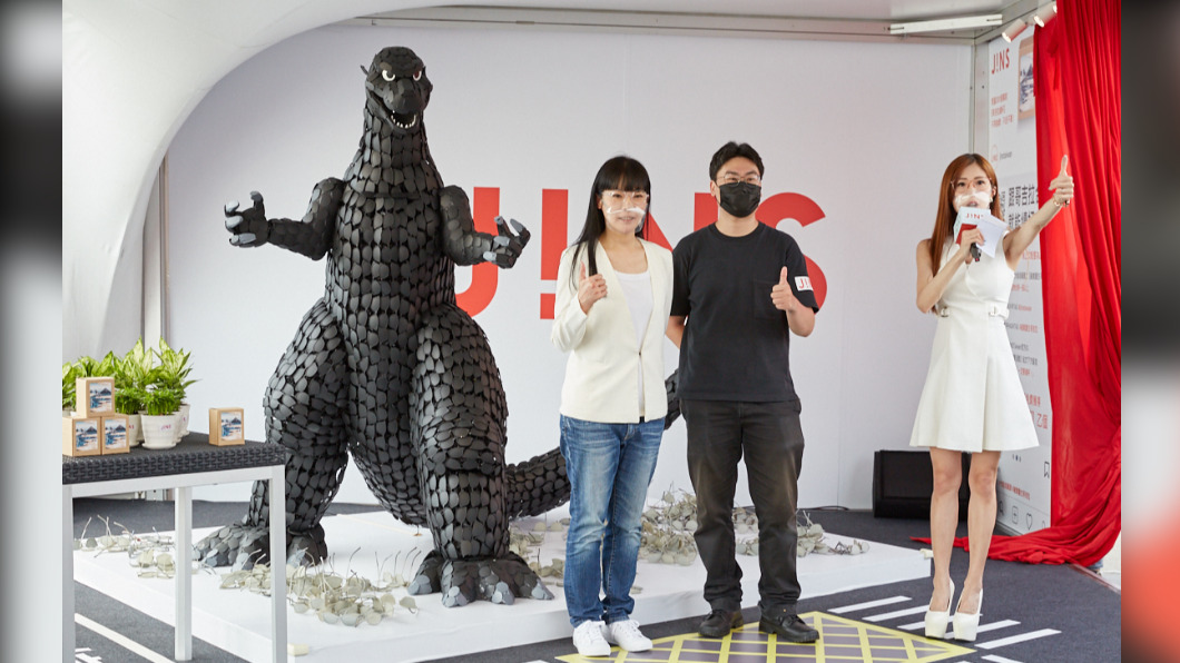 左：JINSTaiwan邱明琪總經理、右：生態創作家李翊楷。圖／業者提供