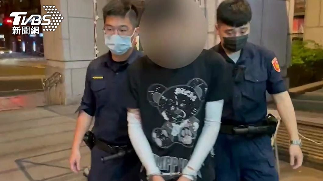 陳男被警方移送法辦。(圖/TVBS)