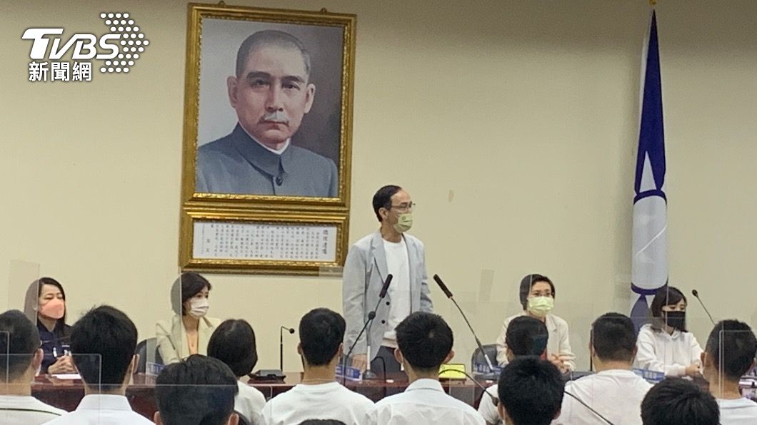 國民黨主席朱立倫。(圖/TVBS)