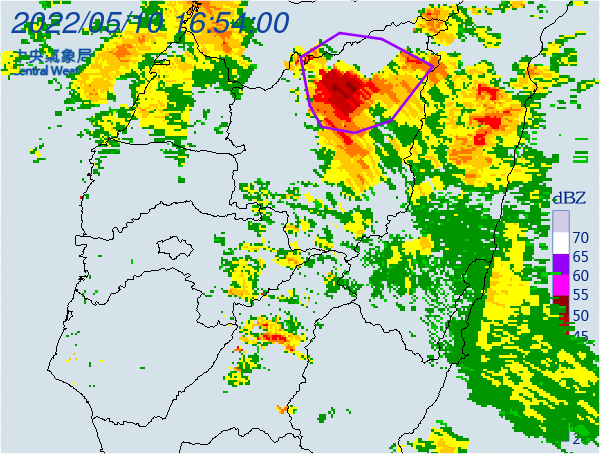這些地區得慎防雷雨。（圖／氣象局）