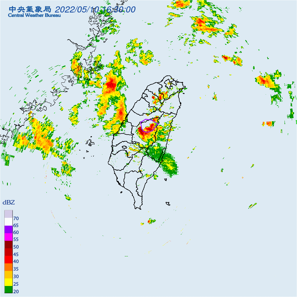 這6區域小心了。 （圖／氣象局）