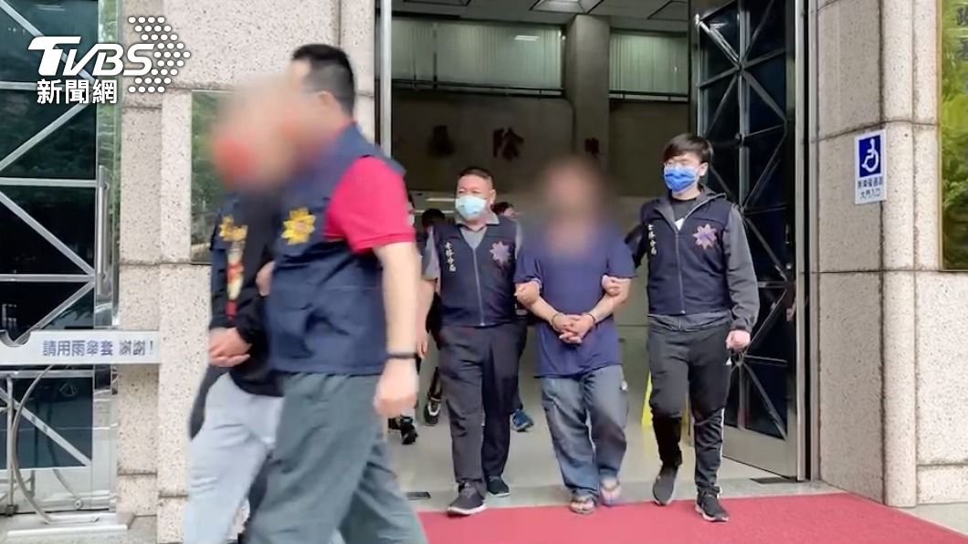 4名惡煞被警方移送。(圖/TVBS)