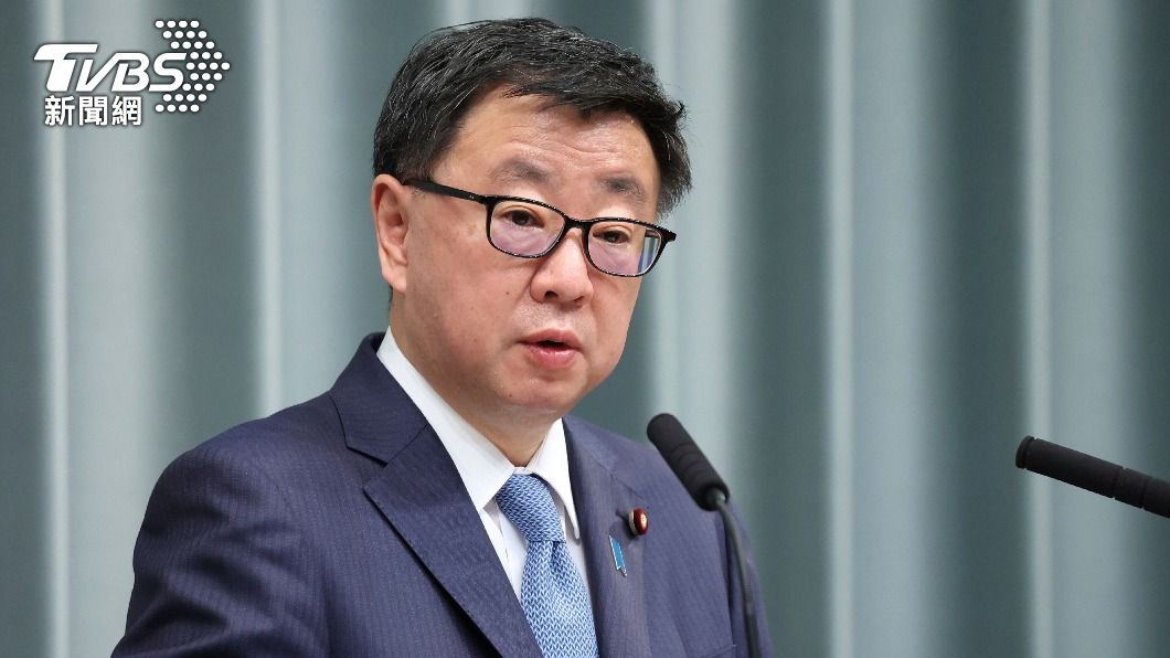 日本內閣官房長官松野博一。(圖/達志影像美聯社)