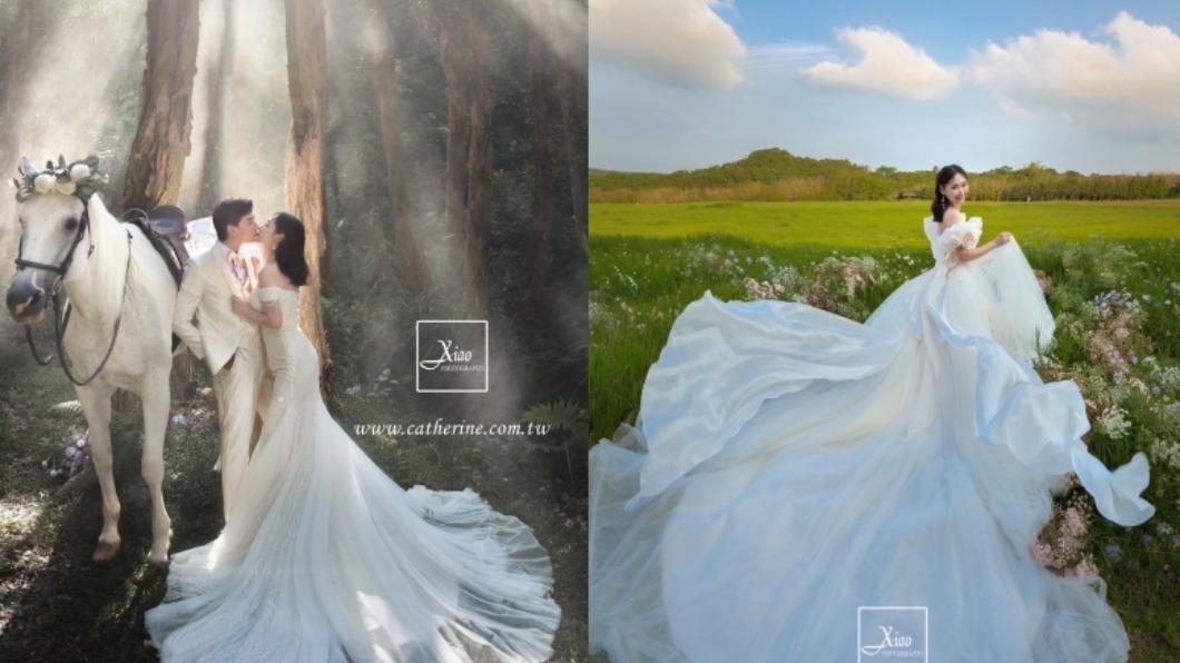 王俐人婚紗。(圖/凱瑟琳婚紗攝影提供)