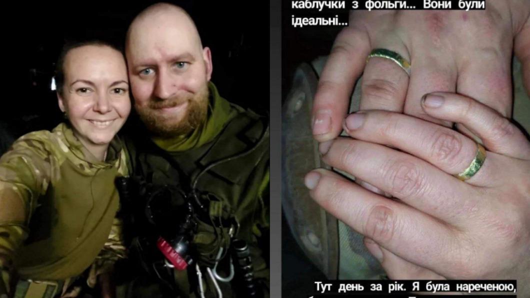 戰火悲歌!烏克蘭情侶亞速鋼鐵廠完婚 3天後丈夫陣亡