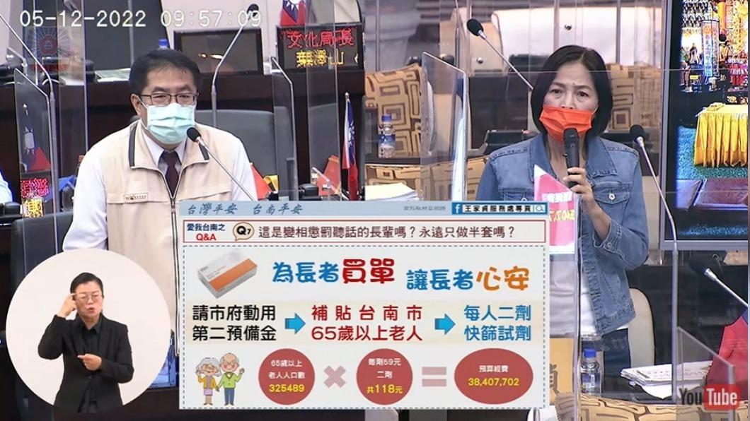長輩接種送快篩、議員轟變相懲罰 黃偉哲:先打先有保護