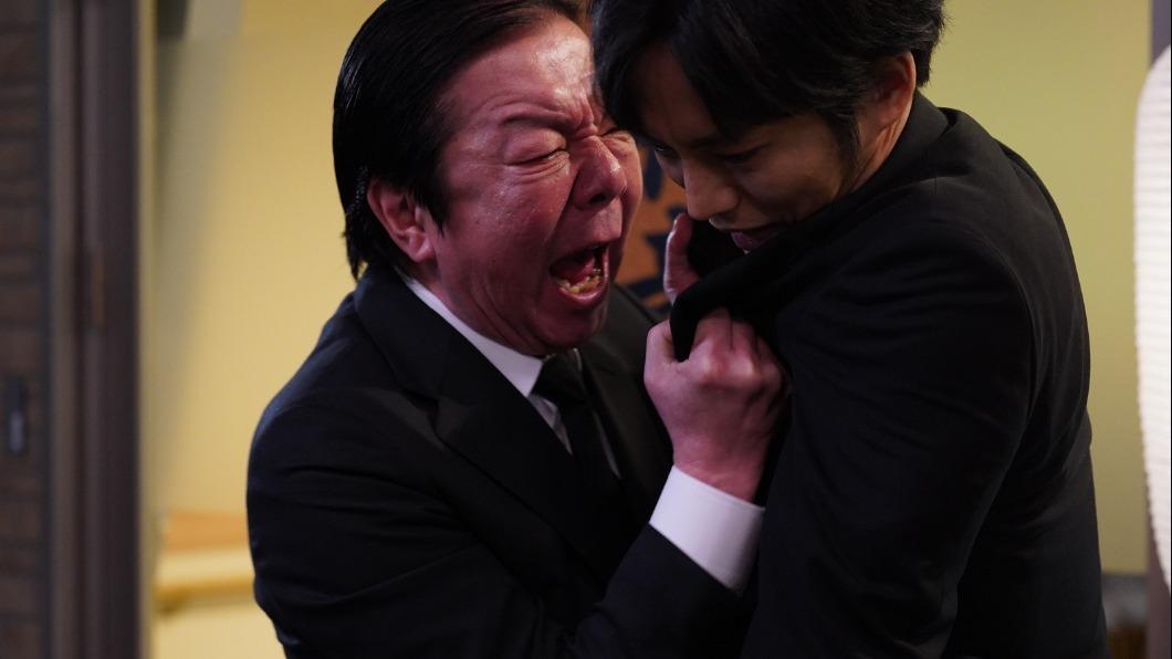 吉田惠輔新作《空白》有古田新太（左起）與松坂桃李精彩飆戲。（圖／台北電影節提供）