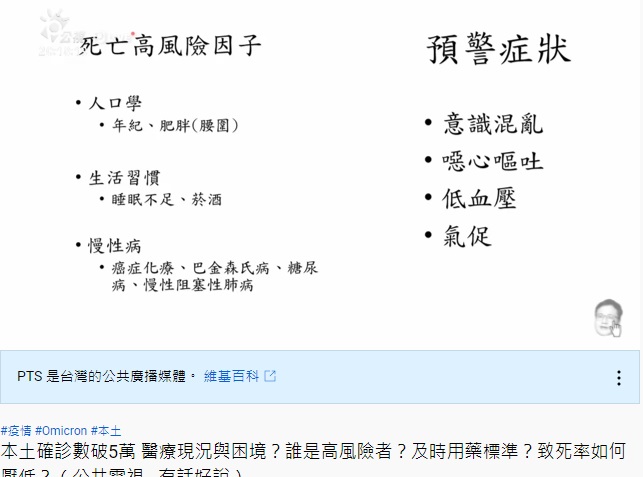 李建璋呼籲輕症者4症狀必就醫。(圖/翻攝.有話好說Youtube)