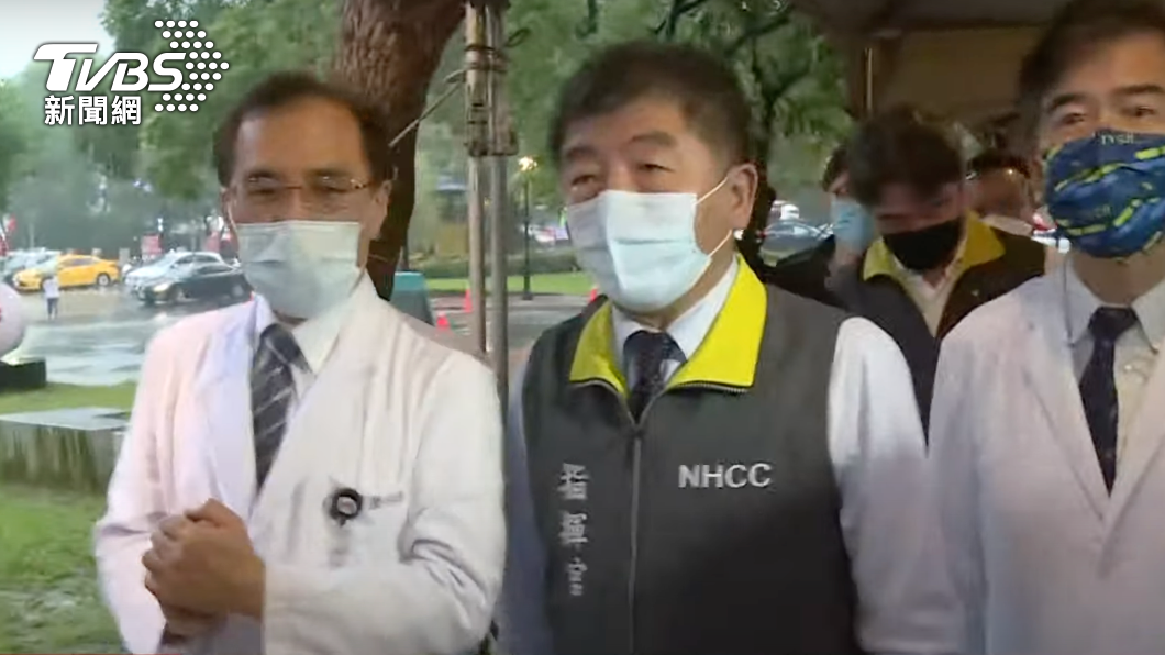 陳時中認為部立桃園醫院分流做得很好。(圖/TVBS)