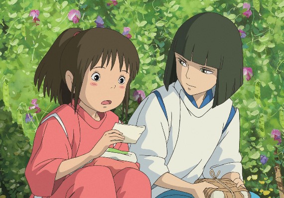 《神隱少女》的白龍舉動相當溫柔。(圖/翻攝自吉卜力工作室官網)