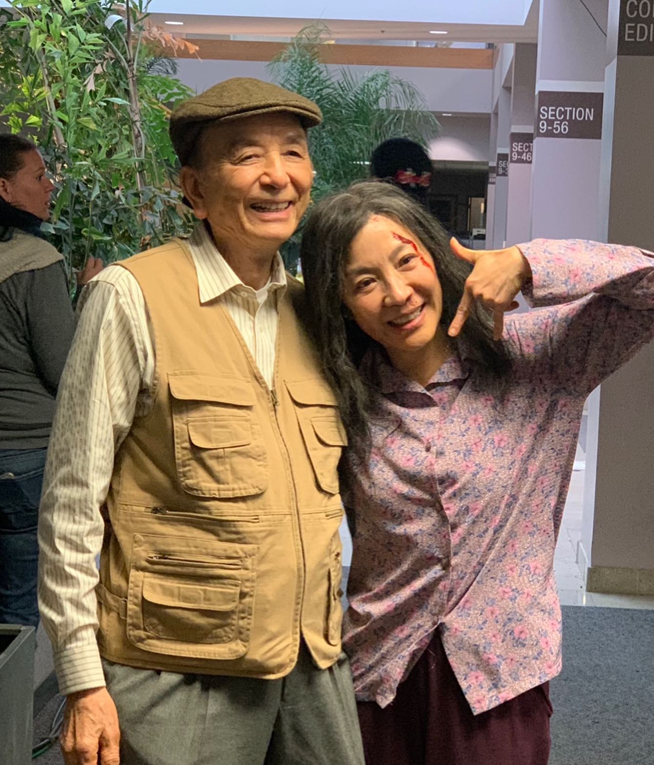 楊紫瓊跟吳漢章在《媽的多重宇宙》中飾演父女。(圖/翻攝自楊紫瓊臉書)