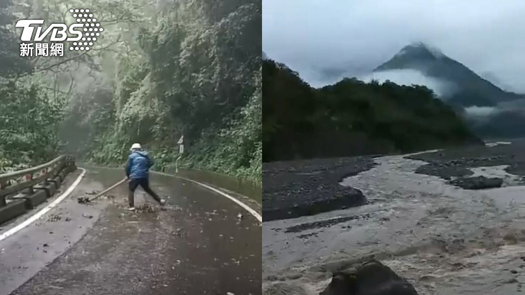 南橫預警性封閉!雨勢狂轟 山區溪水暴漲、多落石
