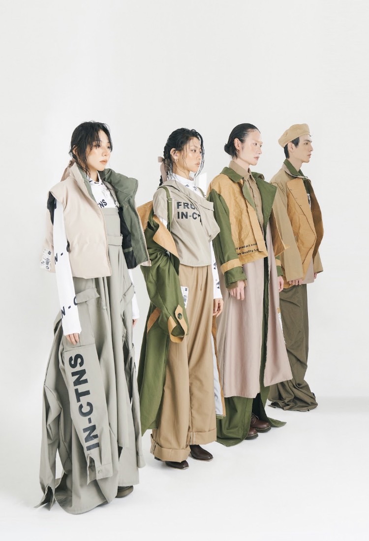 實踐大學時尚設計學系服裝設計作品”IN-CTNS裝箱” 榮獲立體造型暨產品設計類（時尚設計組）服裝類最大獎項-評審團大獎。