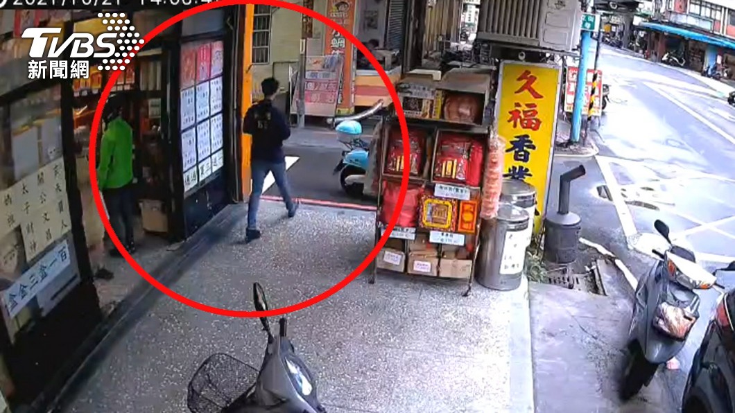 李男犯案後還到按摩店消費。（圖／TVBS資料畫面）