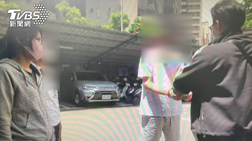 警方將車手逮捕。(圖/TVBS)