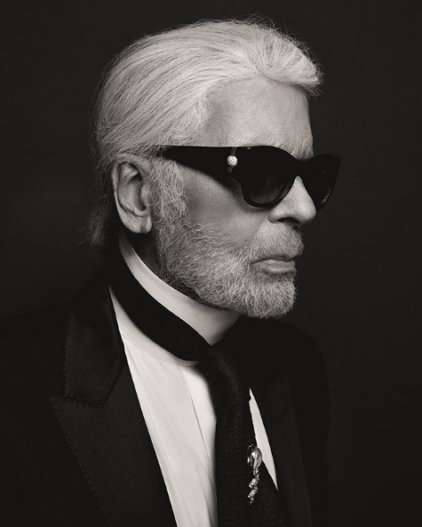 老佛爺認為沉迷過去的光環,是非常可惜的行為。(翻攝自@Karl Lagerfeld IG)