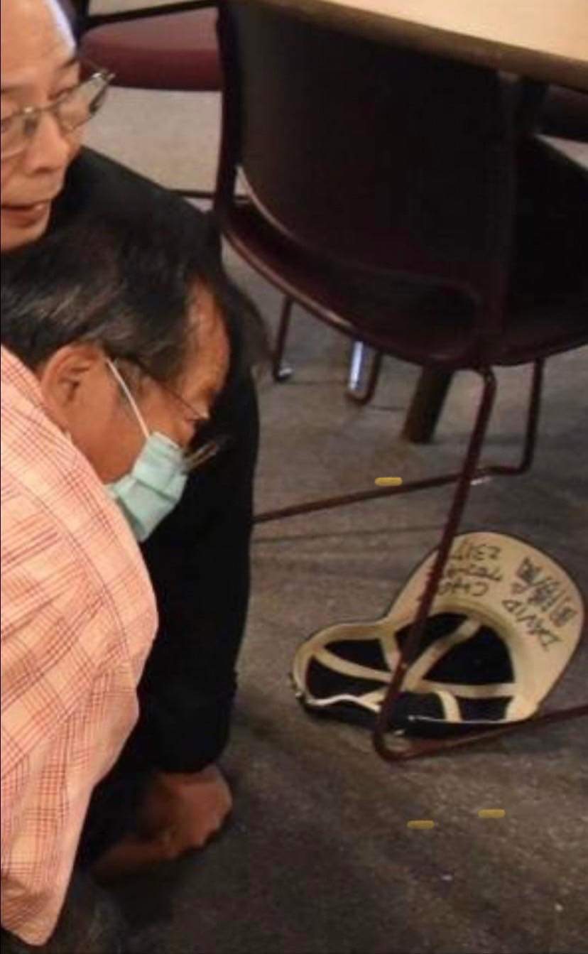 現場一片混亂。(圖/長老教會會友群組)