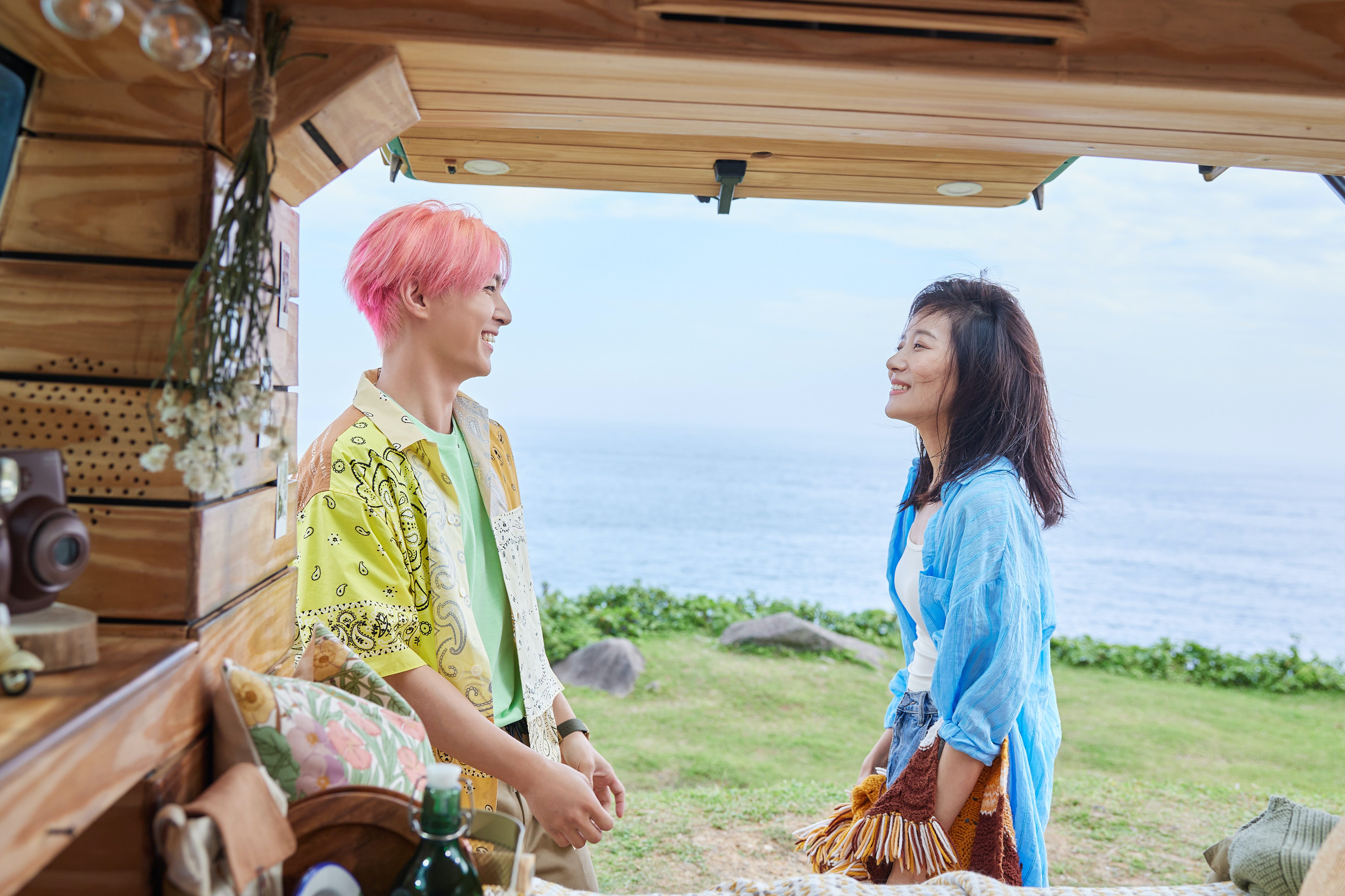 〈My Bae〉MV到瑞芳海岸取景。(圖/索尼音樂提供)