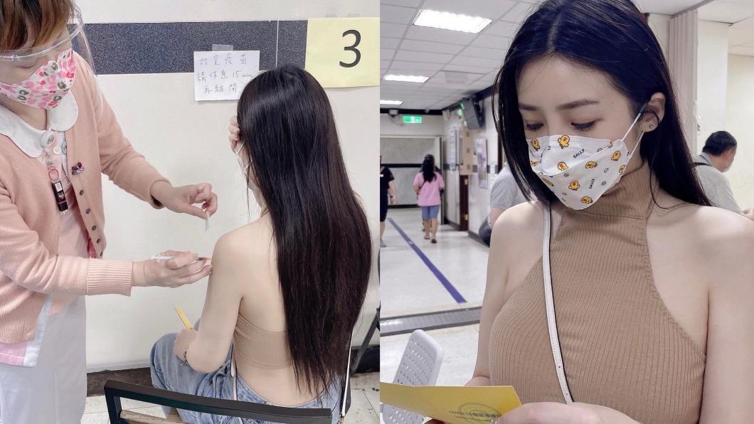阿伯以為許薇安沒穿邀大家來看。（圖／翻攝自許薇安IG）