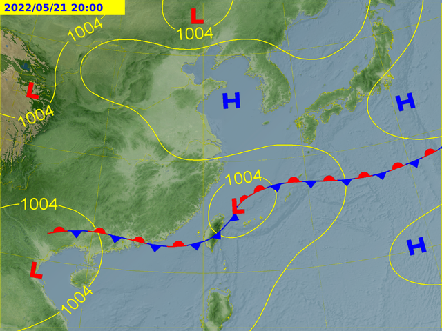 週末又有鋒面來襲。(圖/氣象局)