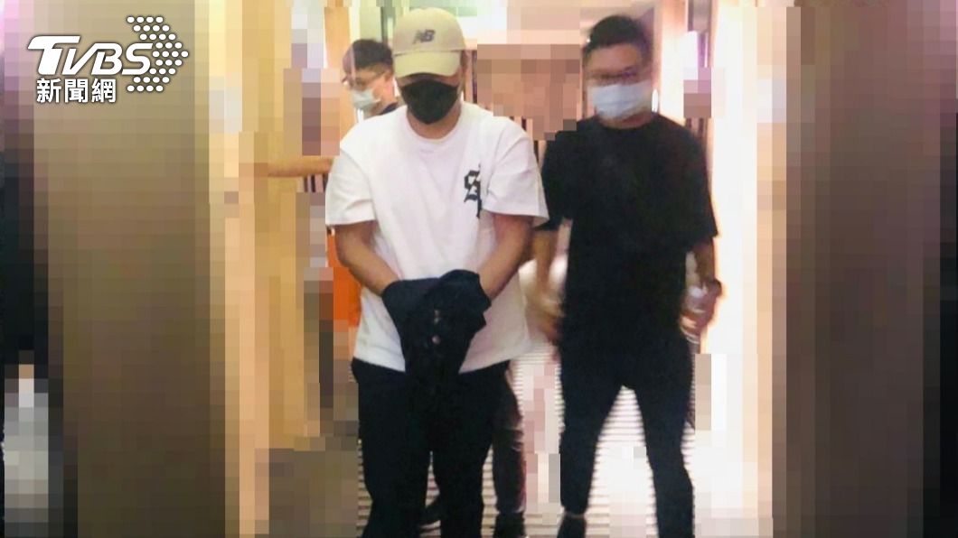 12日警方於北部某間飯店內將其逮捕。（圖／TVBS）