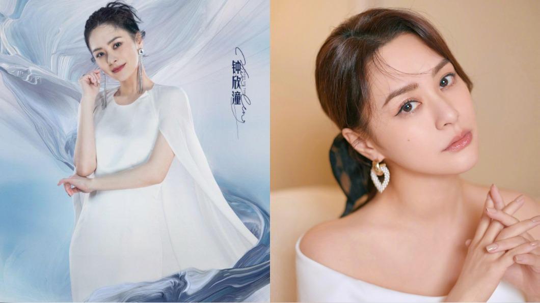 鍾欣潼在《乘風破浪》的形象照曝光。(圖/翻攝自《乘風破浪》微博、鍾欣潼臉書)