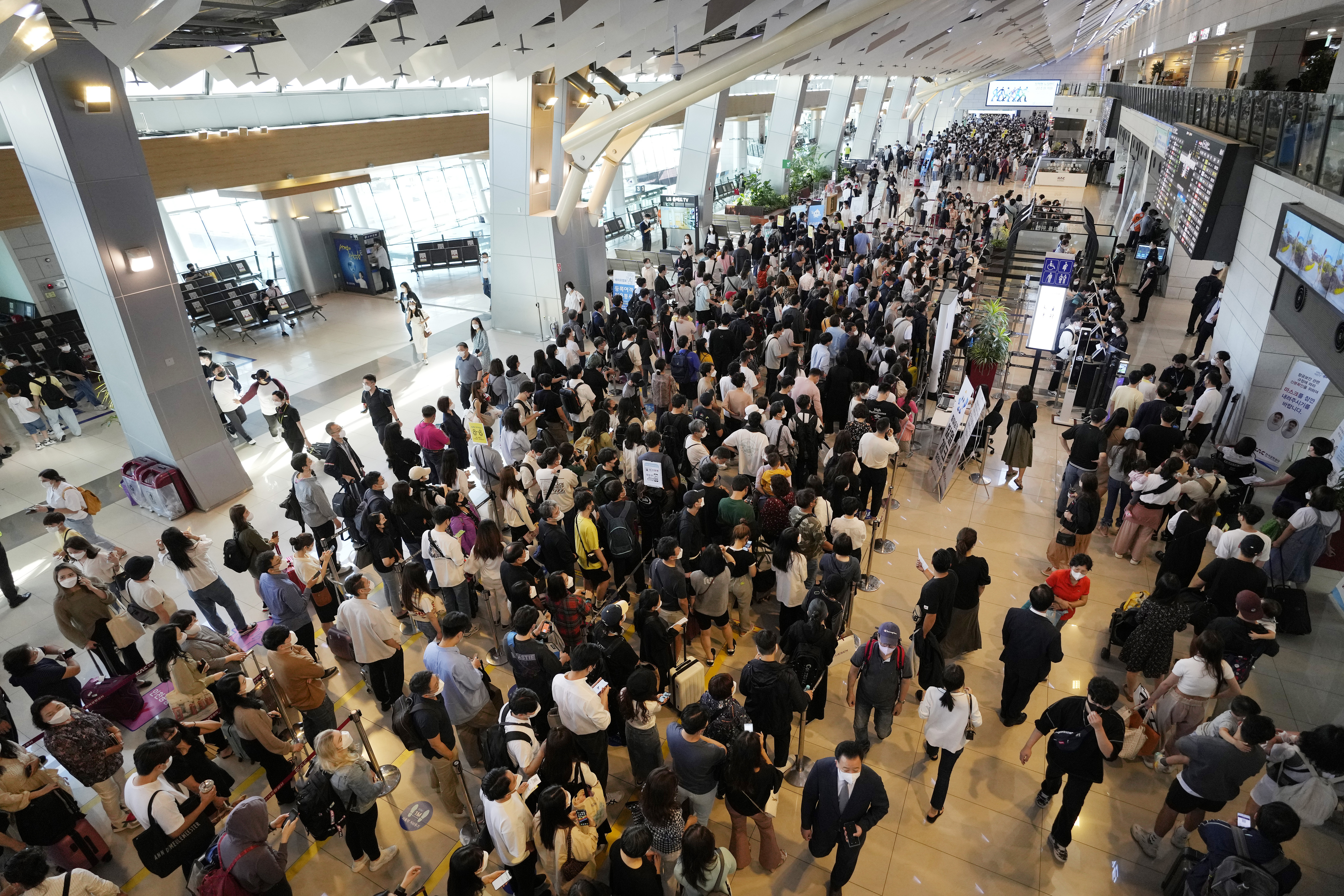 韓國同意「相互開放國家」旅客免簽入境。(圖/達志影像美聯社)