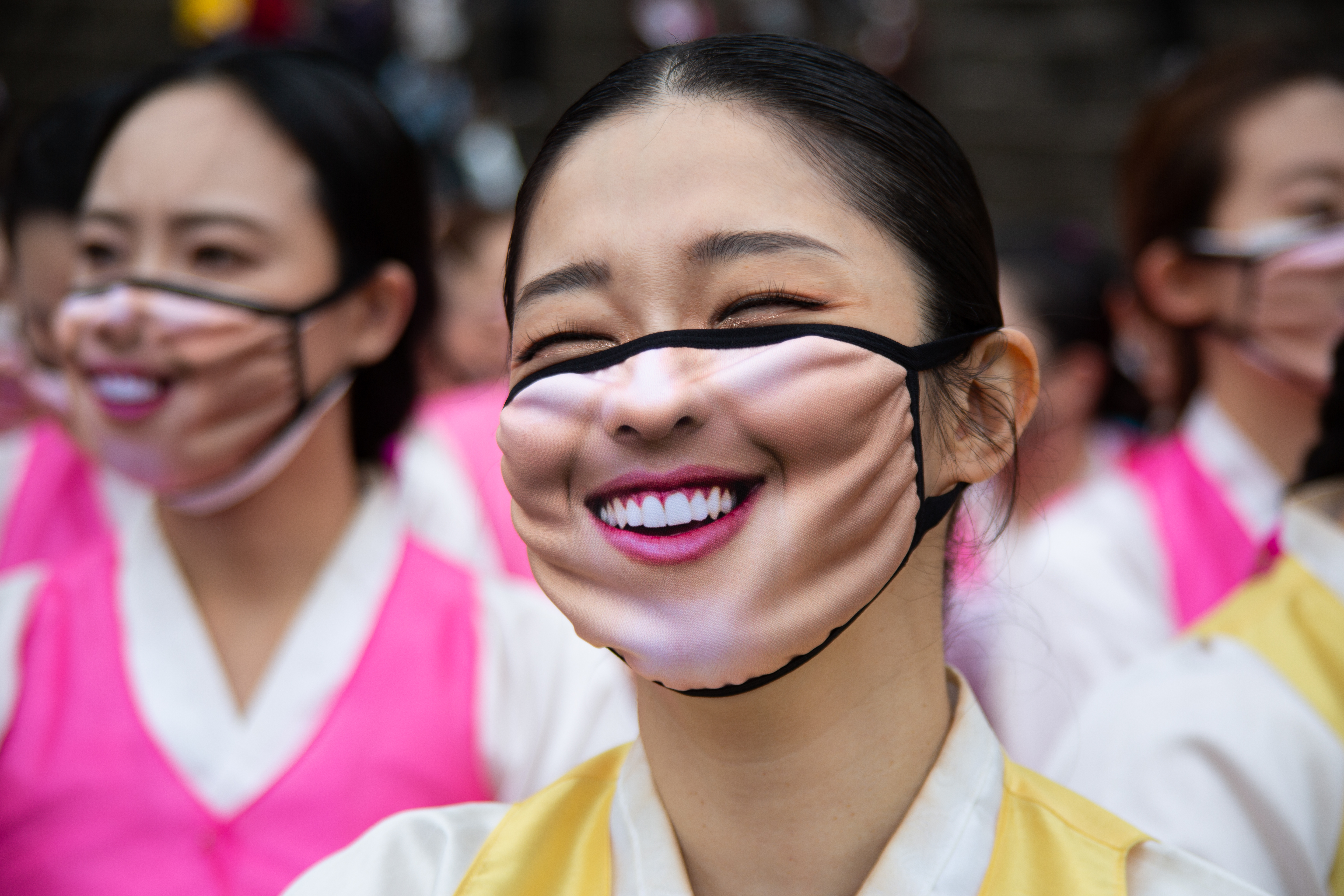韓國看待新冠病毒逐漸像對待感冒一樣。(圖/達志影像歐新社)