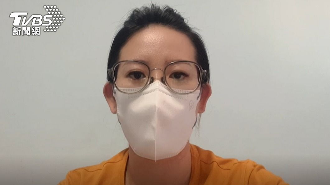 李中涔表示,確診到現在都沒領到關懷包。(圖/TVBS)