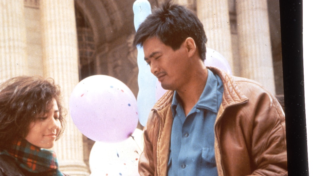 周潤發和鍾楚紅在1987年合作電影《秋天的童話》。(圖/甲上提供)