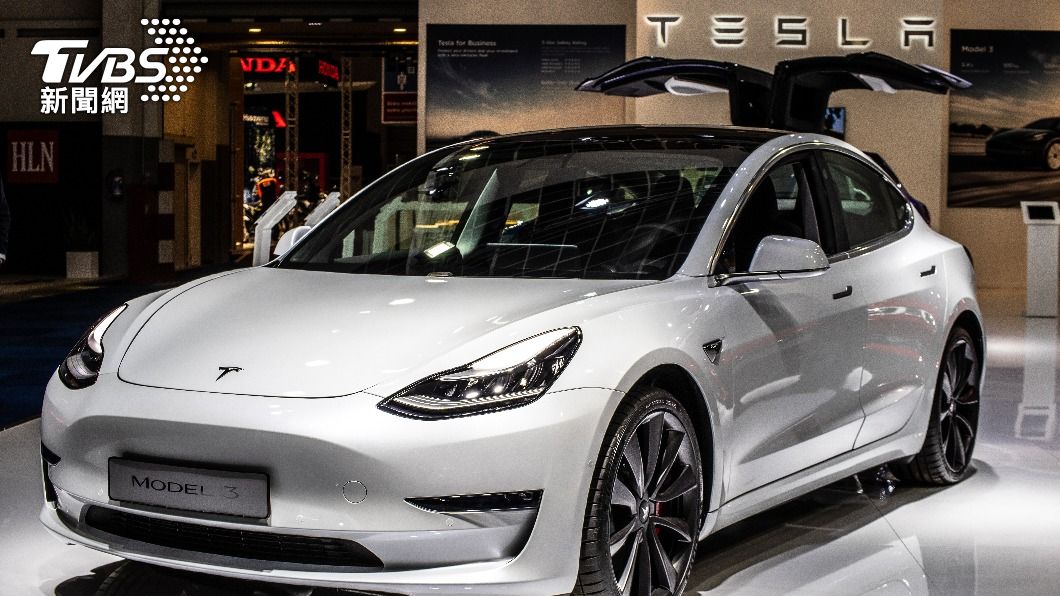 特斯拉Model 3。(示意圖/shutterstock達志影像)