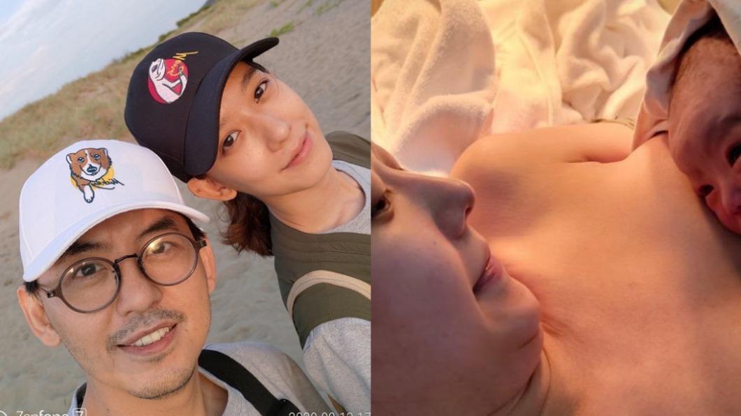 黃子佼和孟耿如的愛女「小玉米」今年5月順利出生。(圖/翻攝自孟耿如臉書)