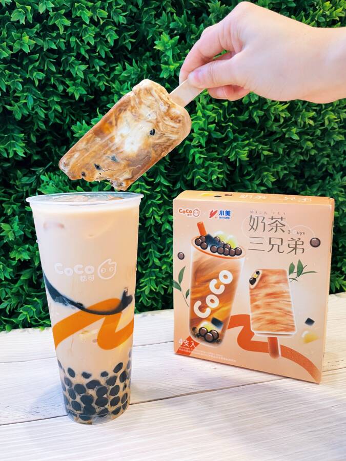 CoCo都可聯合小美冰淇淋將熱賣飲品變成冰品。(圖/CoCo都可提供)