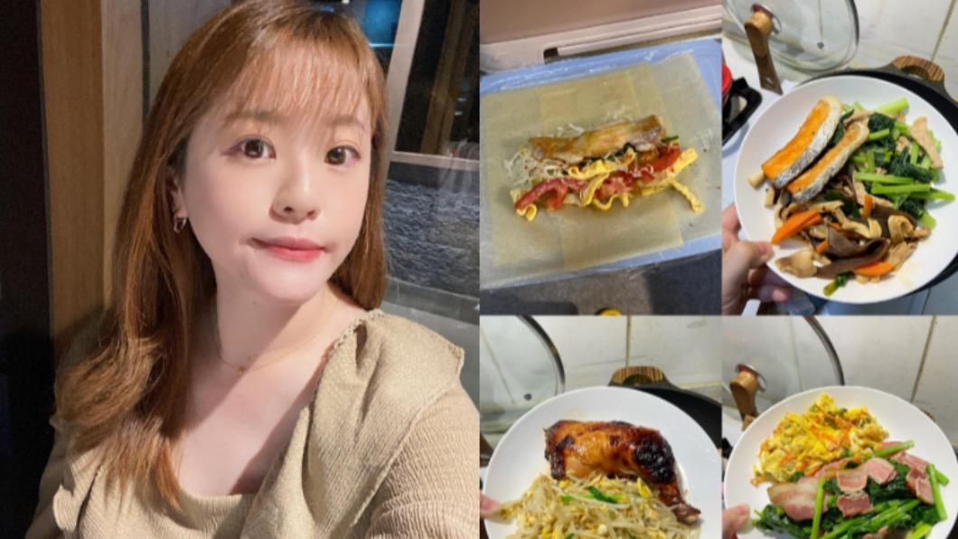 女網友分享她的減醣飲食。（圖／Jen Jen Chao提供）