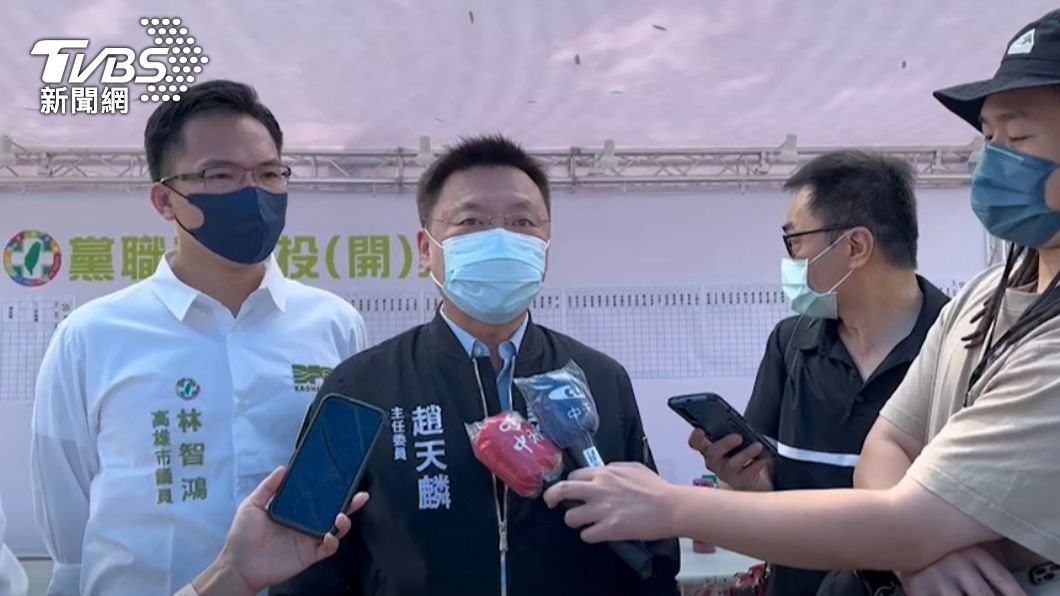 趙天麟表示,心情相對輕鬆。(圖/TVBS)