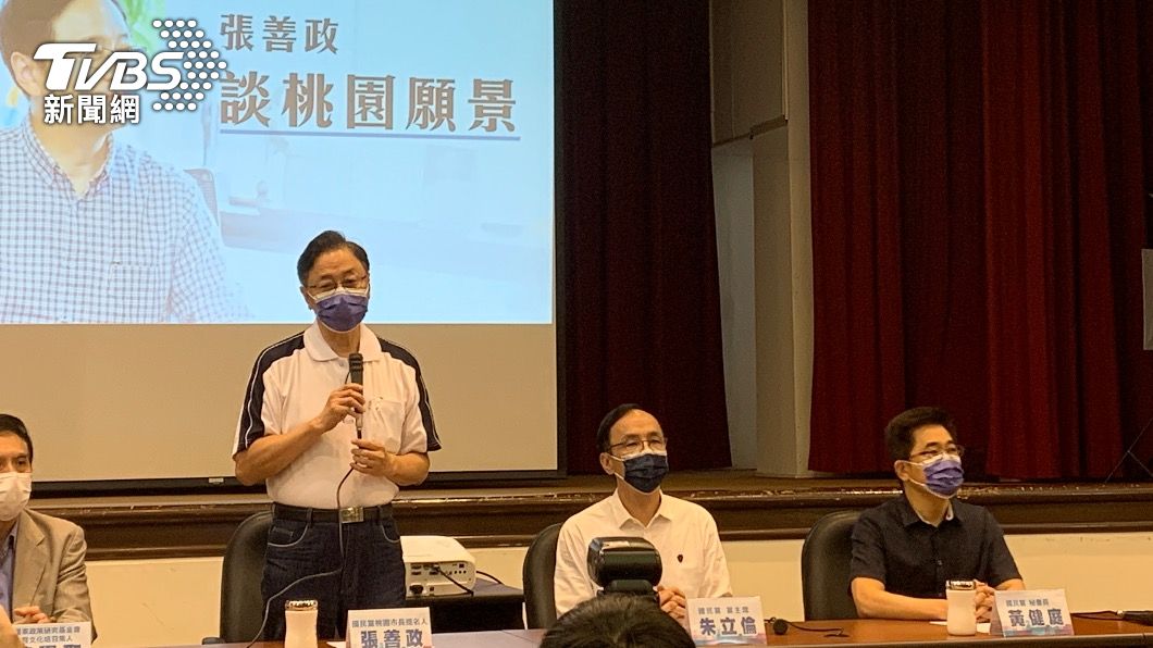 就是要提名張善政！　朱立倫：連綠營朋友都說「全家投給他」