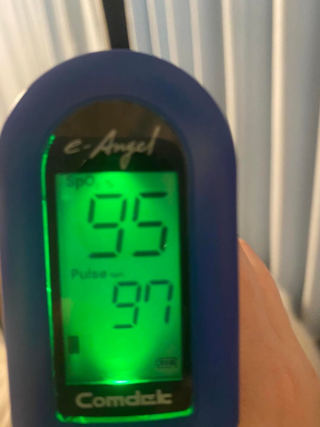 睽違5個月,陳文茜的血氧濃度來到95,讓她心情愉悅。(圖/翻攝自陳文茜臉書)