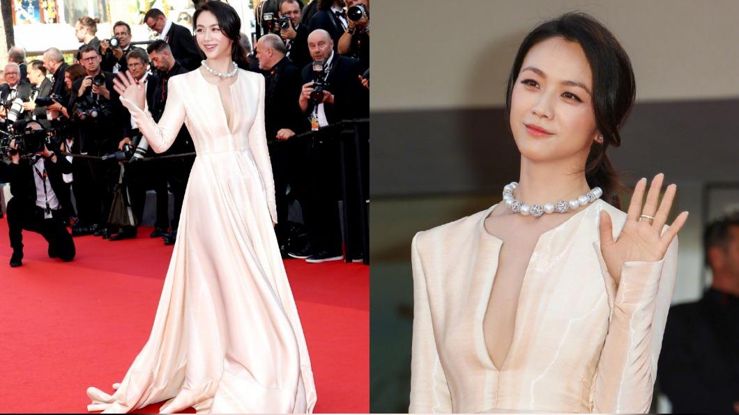 坎城紅毯圖集／湯唯「開深V」戰安海瑟威爭后　暮光女露腹肌
