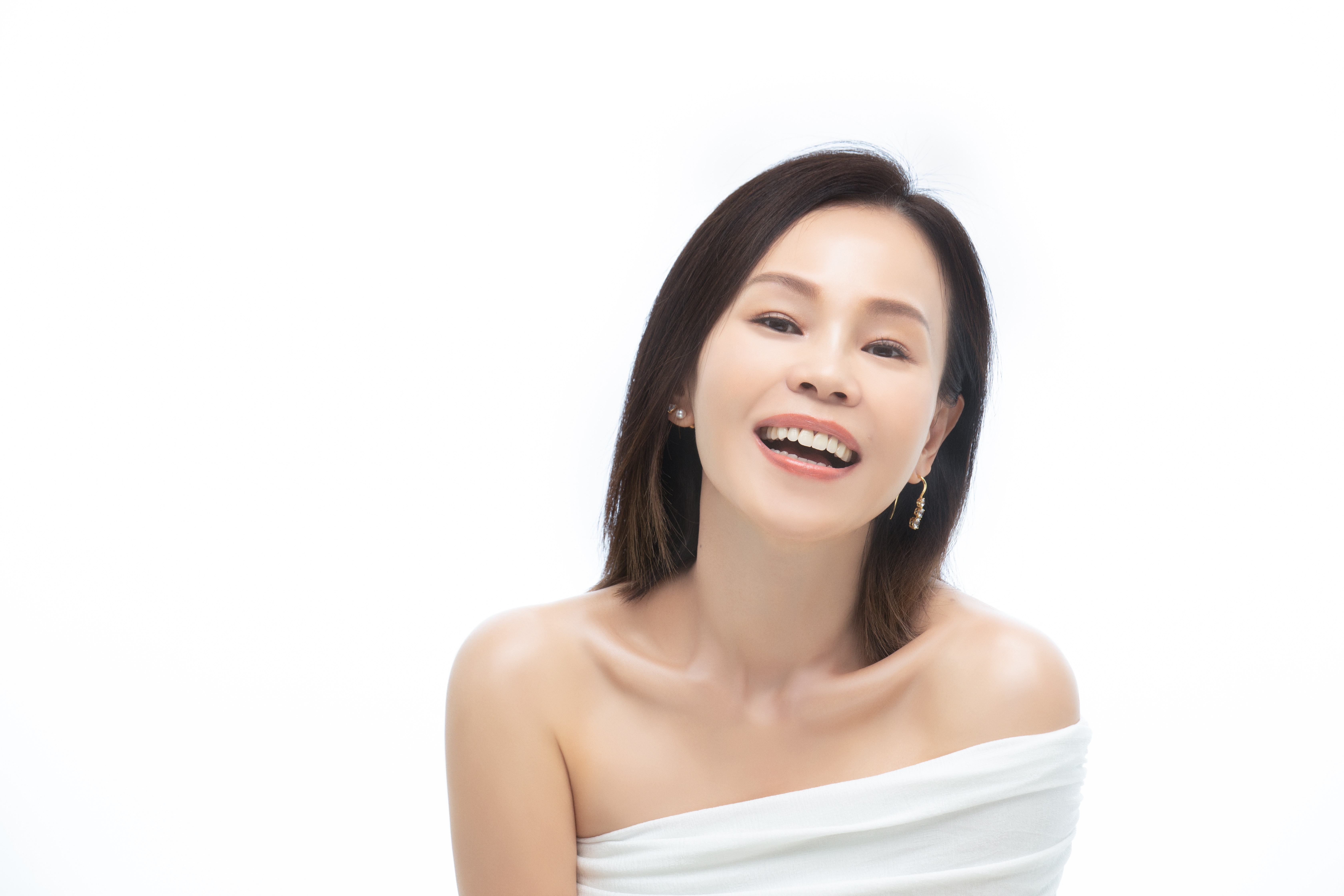 彭佳慧分享抗老心得。（圖／覓．肌乎Mean Skin提供）